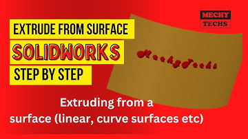 Creating Custom Text in Solidworks: Sketching and Surface Extrusion | Exercise 03