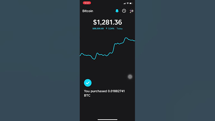 Buying $1300 worth of Bitcoin on Cash App
