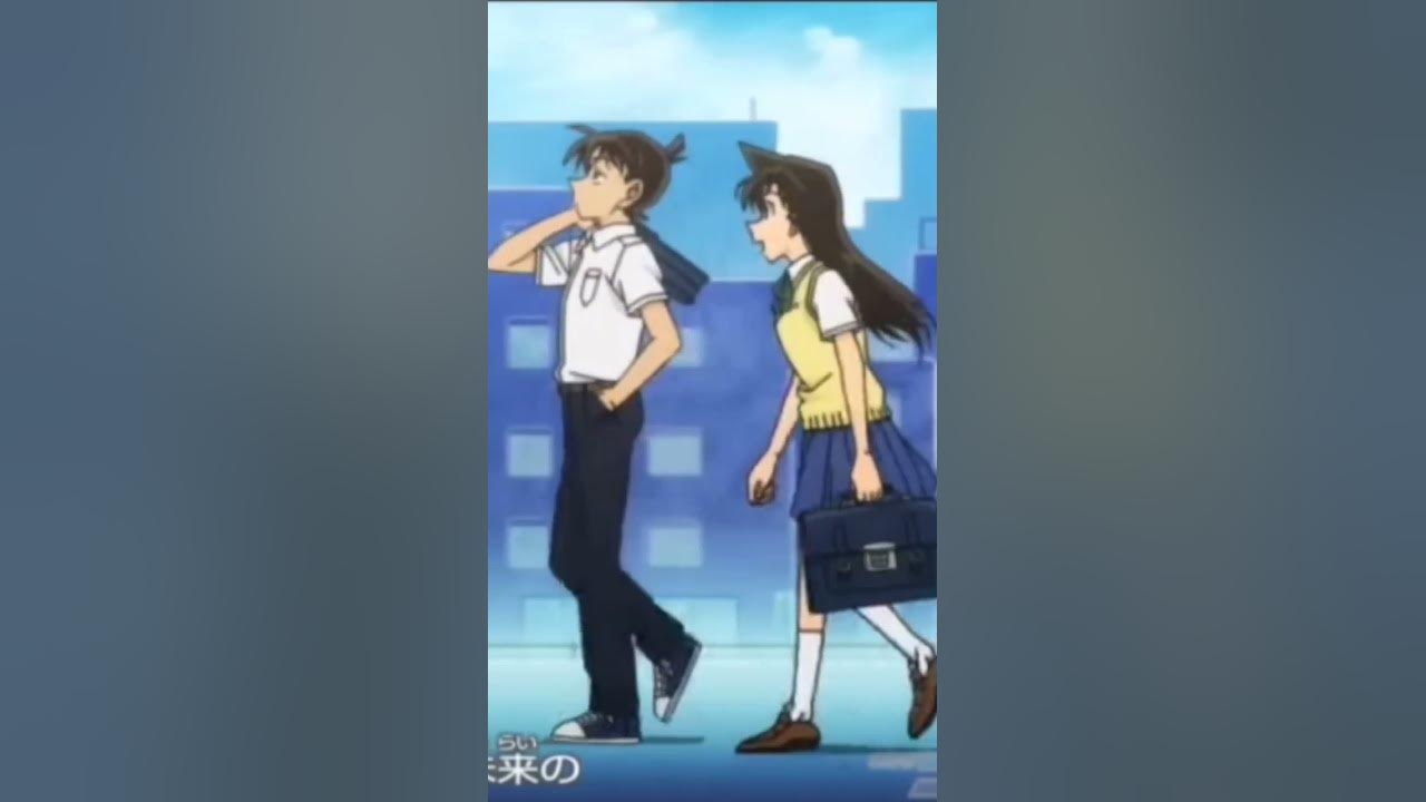 蘭ちゃんの横にいるのはいつも新一。#名探偵コナン #新蘭