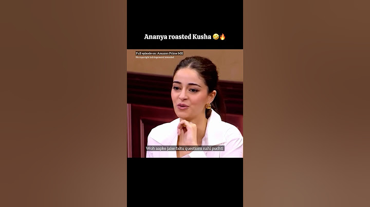 Ananya ROASTED Kusha Kapila 🔥🤣 #ananyapandey #ananyapanday #kushakapila #bollywood