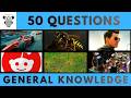 General Knowledge Quiz Trivia #250 | Wasp, Tom Cruise, Reddit, Capacitor, Racing Grid