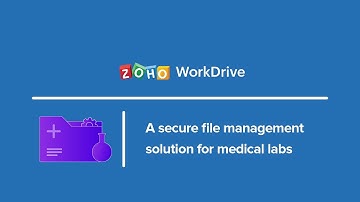 An all-inclusive data management system for medical labs | Zoho WorkDrive