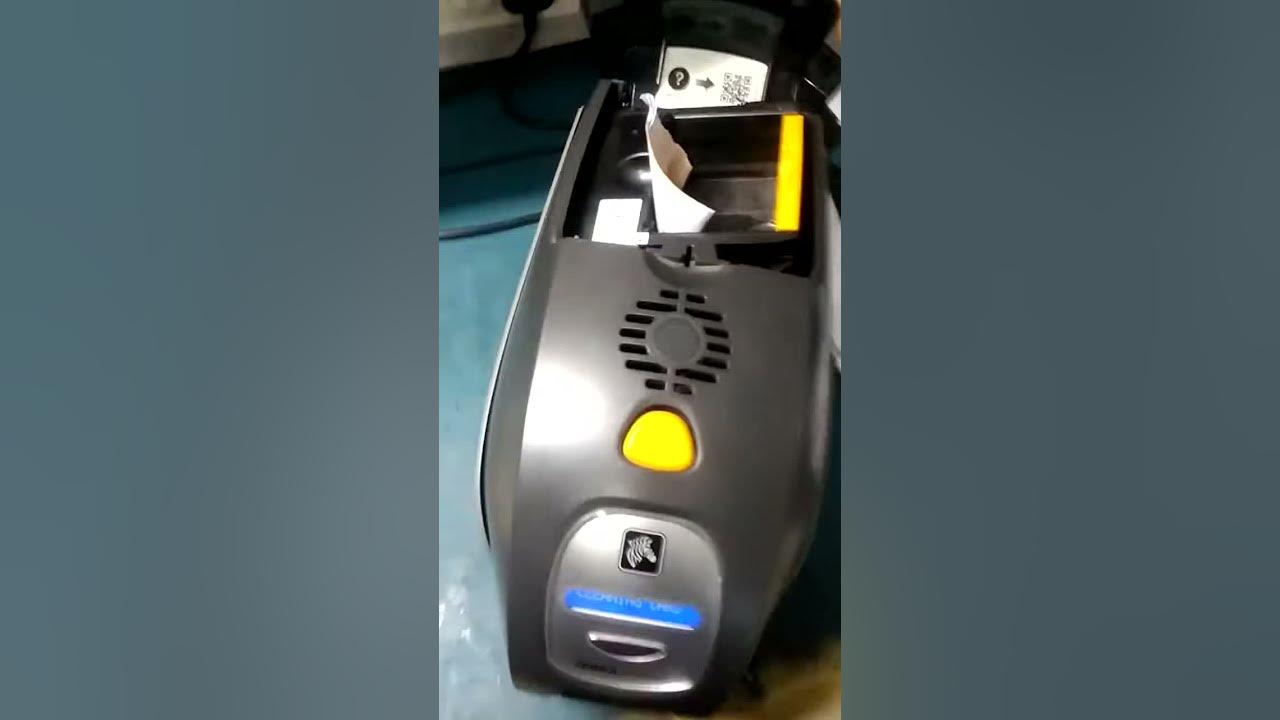 Cleaning ZEBRA zxp series 3 by trick. YouTube