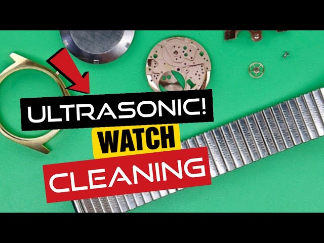 Ultrasonic Watch Cleaning Setup – 3 Jar Method with L&R Cleaner