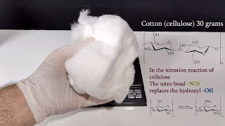 Synthesis of nitrocellulose