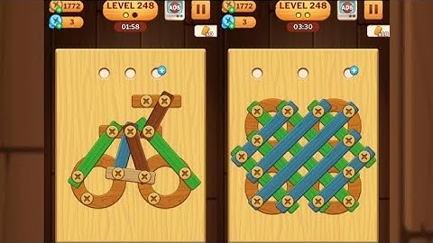 Screw Puzzle: Wood Nut & Bolt - Level 248