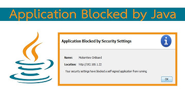 Fix  Java Application Blocked by Security Settings Error