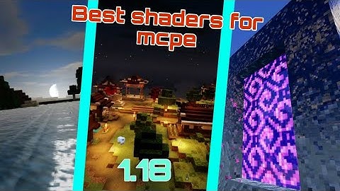 Best Shaders with Reflection for mcpe 1.18