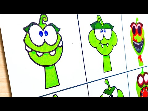 Drawing Sprunki OC Phase of OMNOM And OMNELLE: Phase 1 To phase 3.