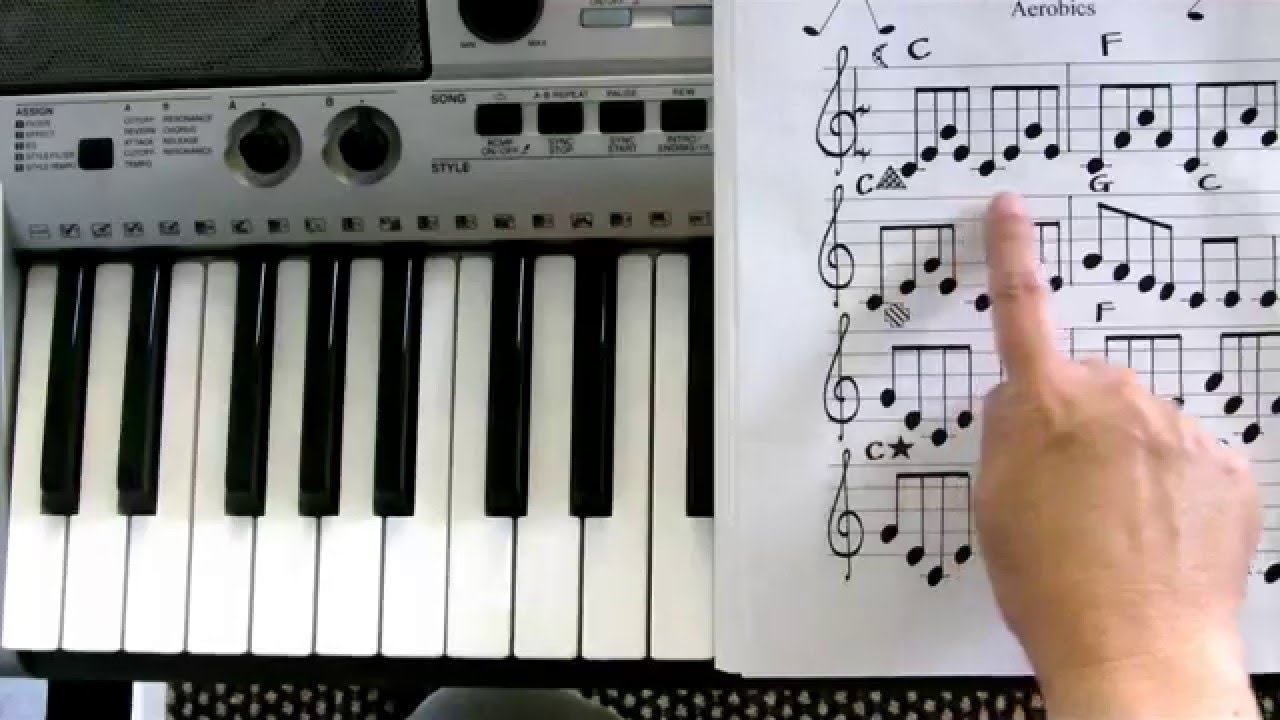 Keyboard Lesson How To Play Left Hand Chords Youtube