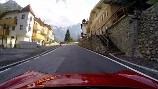 Stelvio Pass ascent and descent in an Alfa Romeo 4C