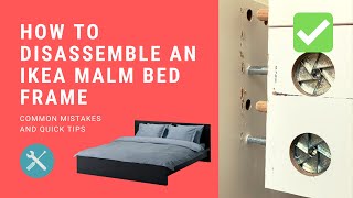 How to Disassemble an IKEA MALM Bed frame (common mistakes and quick tips)