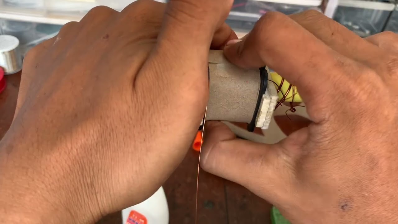 วิธีพันหม้อแปลงของผมตามนี้นะครับ ที่ผมทำขายจะพันแล้วรองกระดาษทุกชั้นเลยนะคับ 🙏🐟🎉