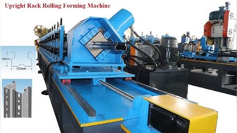 【ZHONGTUO】Storage Pallet Rack Roll Forming Machine /Pallet Rack Uprights rolling forming machine