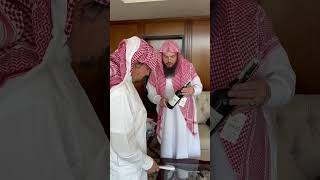 На встрече с шейхом Мубараком ас-Сувейкит, один из богатейших в Саудии