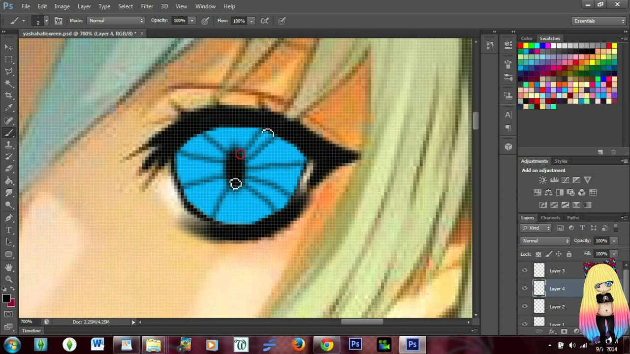 Anime Eye Editing Tutorial - YouTube