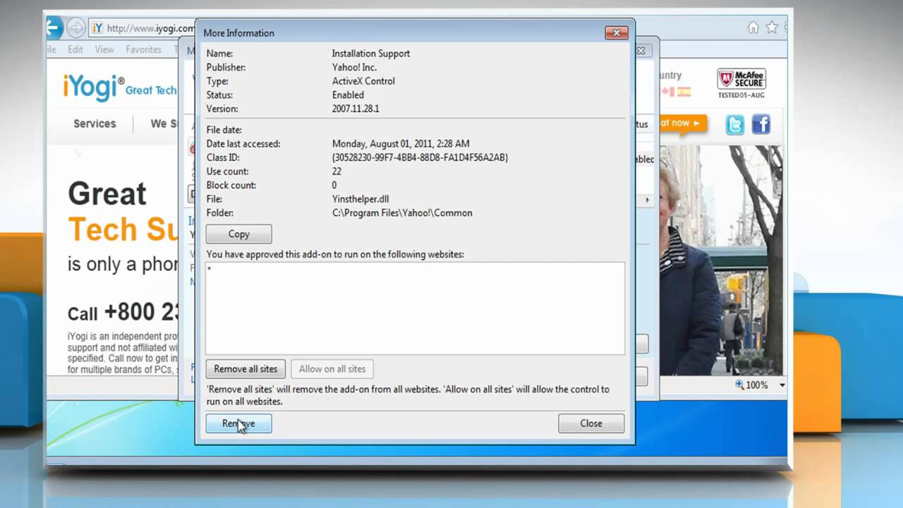 การ ติด ตั้ง activex windows 7  2022  Windows® 7: How to remove ActiveX controls in Internet Explorer® 9