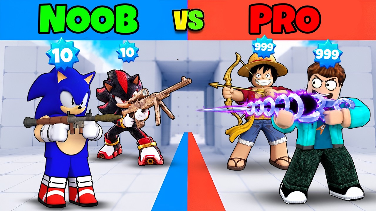RIVALS NOOBS VS PROS RNG CHALLENGE ROBLOX !!