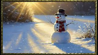 Soft Winter Breeze Across a Silent Meadow | Gold Frame TV Art | Art Screensaver for TV | Wall Art screenshot 5