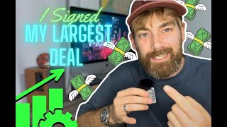 How I signed My Biggest Deal Too Date! by Clay Makes Money 54 views 8 months ago 4 minutes, 31 seconds
