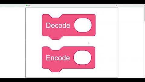 Making Encode and Decode Blocks
