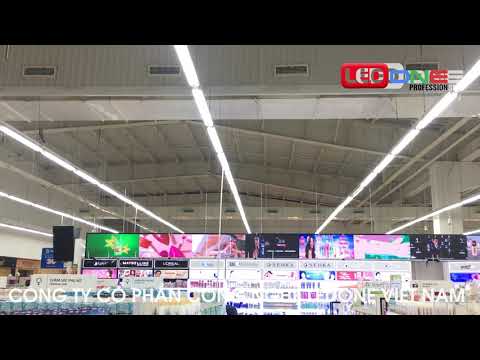 Thi Công Màn hình LED P3 Quảng Cáo sản Phẩm tại Siêu Thị BigC Cần Thơ
