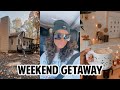I STRAIGHTENED MY HAIR, THE CUTEST AIRBNB IN PA, WEEKEND GETAWAY &amp; TRYING NEW THINGS