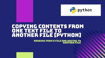 [Python Codes] Copying Contents From One Text File To Another Text File | Hyper Programming