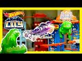T-REX INVASION AT THE ULTIMATE GARAGE! 💥 | Hot Wheels City | @Hot Wheels