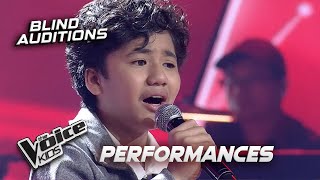 The Voice Kids Philippines: Gianino Sarita's charismatic FOUR-CHAIR TURN with Mapa | Blind Auditions