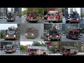 POMPIERS MONTREAL FIREFIGHTERS IN ACTION / FIRE TRUCKS RESPONDING / COMPILATION / BEST OF 2019 / 65X