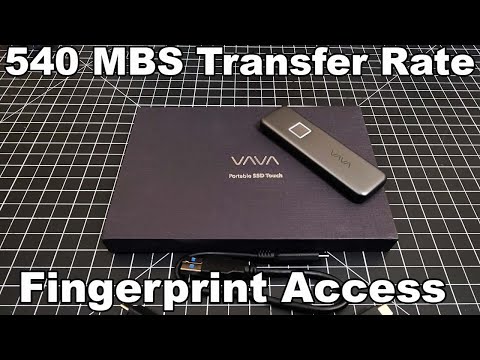 Vava SSD Touch with Finger Print Security 256 AES 540 MBS 2 TB