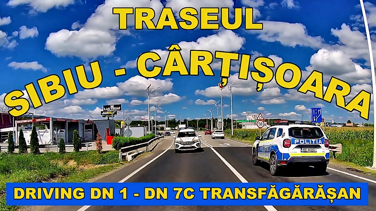 Traseu SIBIU - Cartisoara Transfagarasan DN 1 - DN 7C / Romania driving ...