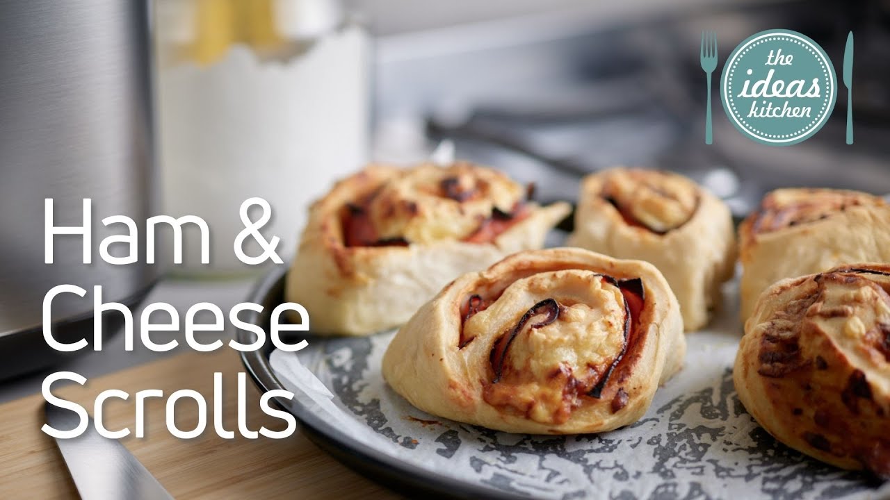 Ham & Cheese Scrolls Recipe YouTube