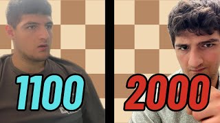 What is the difference 1100 ELO vs 2000 ELO