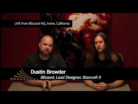 Liveintervju med utvecklarna av Starcraft 2 - Dreamhack Summer 2009