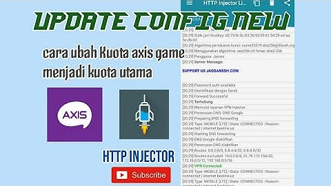 cara mengubah Kuota Axis game menjadi kuota utama | HTTP INJECTOR