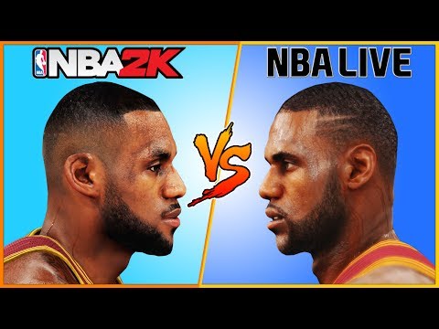 LeBRON JAMES NBA 2K vs NBA LIVE [2004 - 2017] 🏀