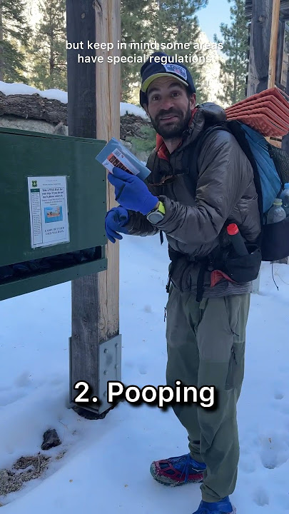 Peeing, Pooping, and Periods on Trail!