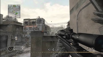 COD4  No Scope Hitmarker Across Map