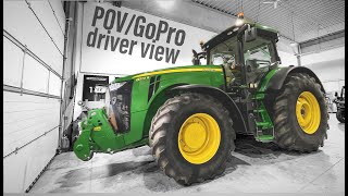 POV/GoPro/driver view - Vezeme nového člena do flotily Kotiš s.r.o. - John Deere 8370R