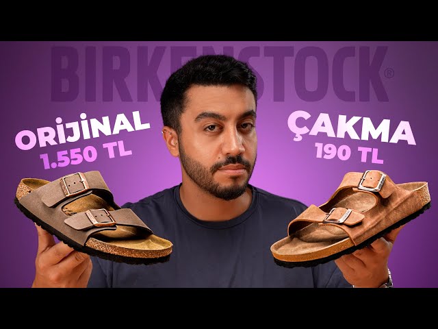 INSTAGRAM'DAN ÇAKMA BIRKENSTOCK ALDIM ORİJİNALİ İLE KIYASLADIM - YouTube