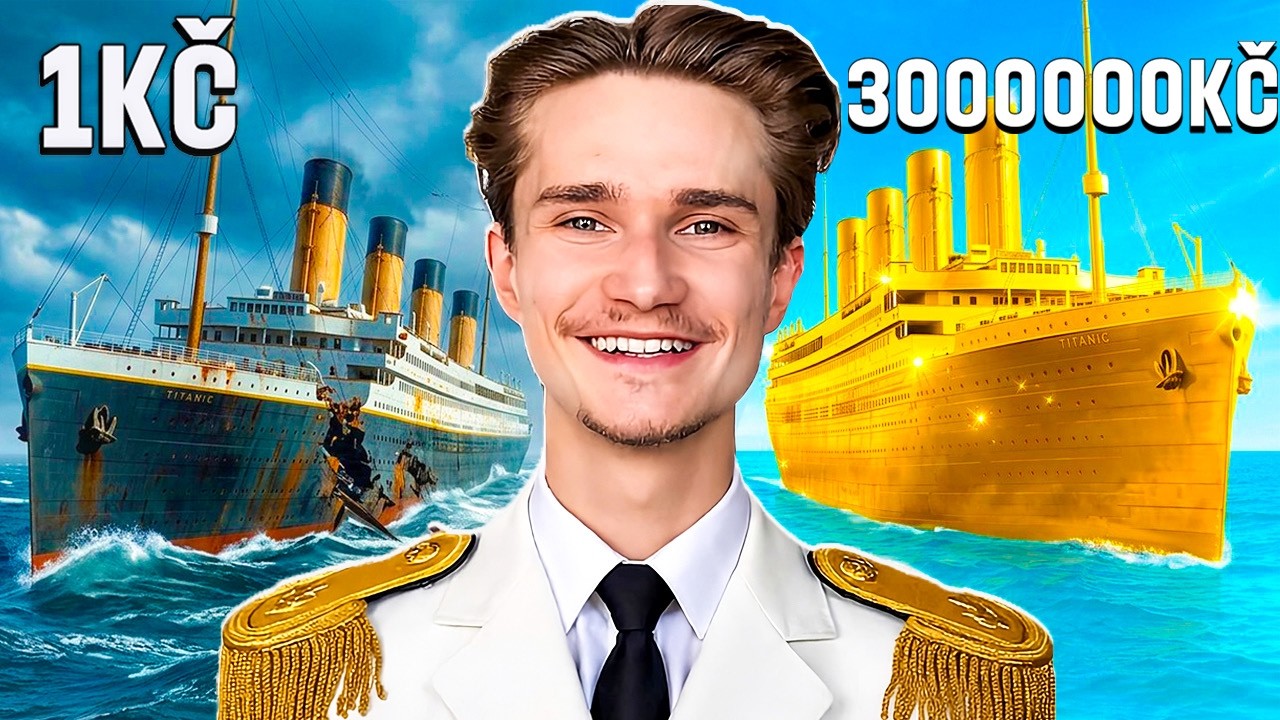 1Kč vs 3.000.000Kč lístek na Titanic!