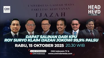 Dapat Salinan dari KPU, Roy Suryo: Ijazah Jokowi 99,9 Persen Palsu | Head To Head With Elvira