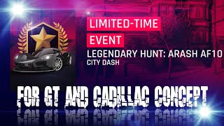 LEGENDARY HUNT: ARASH AF10 - GUIDE Asphalt 9: Legends
