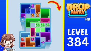 Drop Away Level 384 Solution Walkthrough