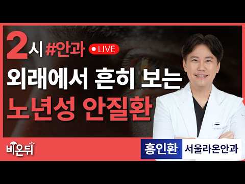 외래에서 흔히 보는 노년성 안질환 / 서울라온안과 홍인환