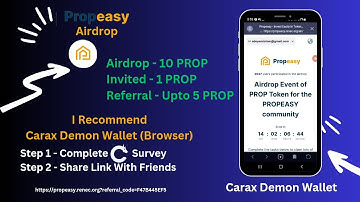 Propeasy Airdrop On RENEC Foundation | How To Link Your Carax Demon Wallet & KYC