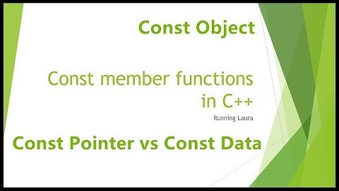 const member functions in C++ with full Qt examples, vs const object and const pointer