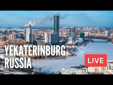 Exploring YEKATERINBURG, Russia. The Capital of Urals on Saturday Morning. LIVE